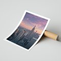 Plakat bez ramy 30x40 - Nowy Jork - Błyskawice Manhattanu - Nowy Jork, Manhattan