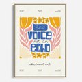Obraz w ramie 50x70 - Złote Impulsy - typografia, kwiaty - rama drewno