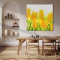 Obraz na płótnie 60x60 - Tulipany - szczyt kwiatowego piękna - tulipany, kwiaty