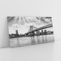 Obraz na płótnie 100x50 - Most w Mieście - most, miasto