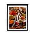 Plakat w ramie 40x50 - Smakowite Aromaty - przyprawy, kuchnia - rama czarna