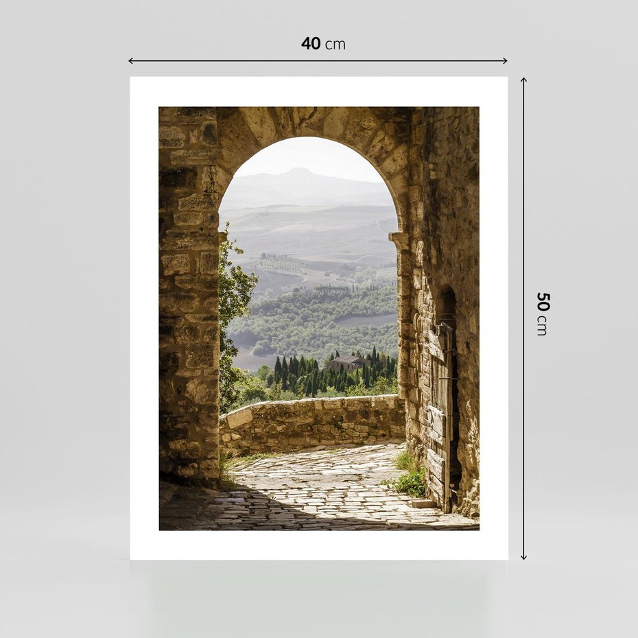 Plakat bez ramy 40x50 - Słoneczne Piękno Włoch i Prowansji - Włochy, Prowansja