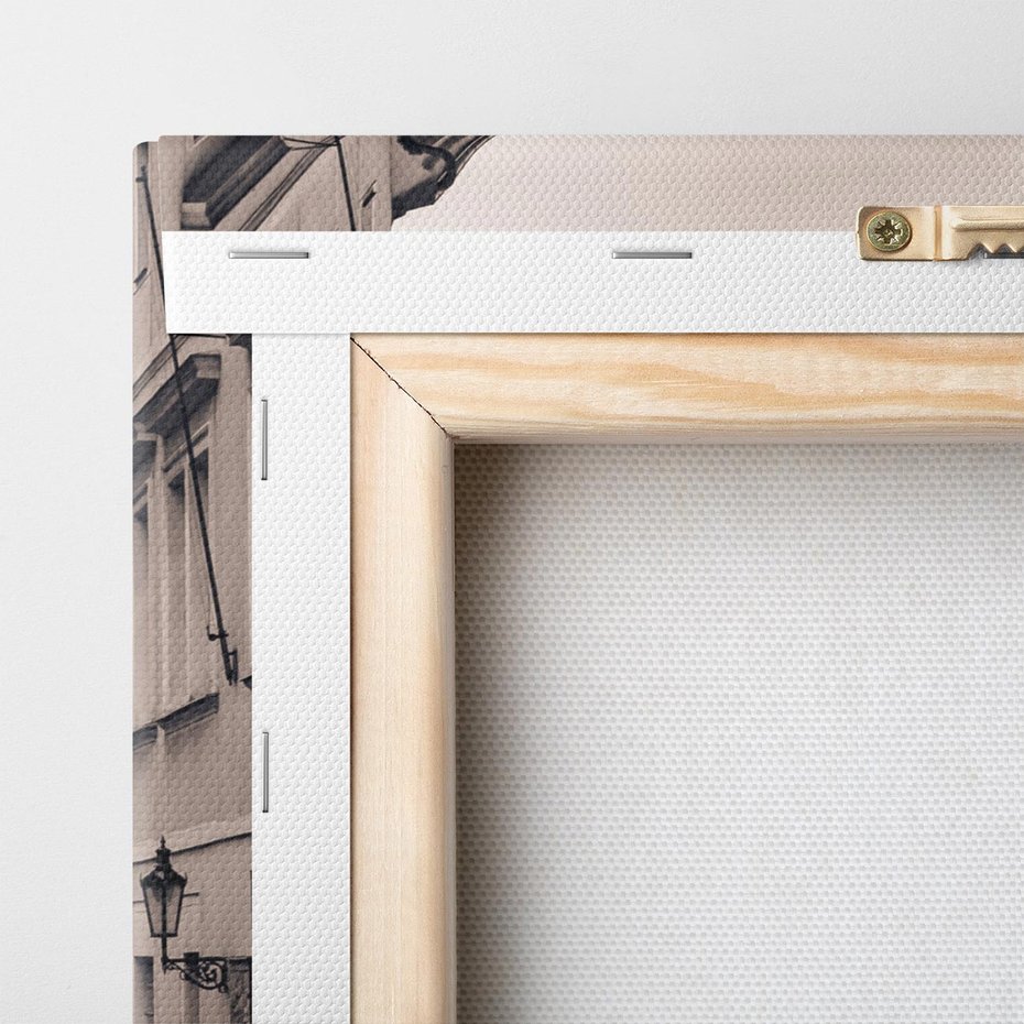 Obraz na płótnie 50x70 - Przygoda Na Horyzoncie - uliczka, perspektywa