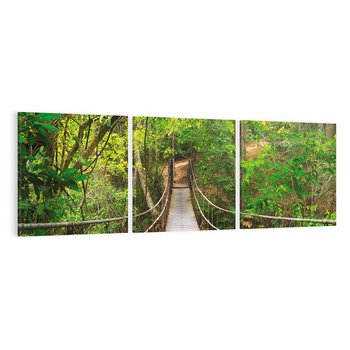 Obraz na płótnie 150x50 - Tajemniczy most w tajskim lesie - Tajlandia, most