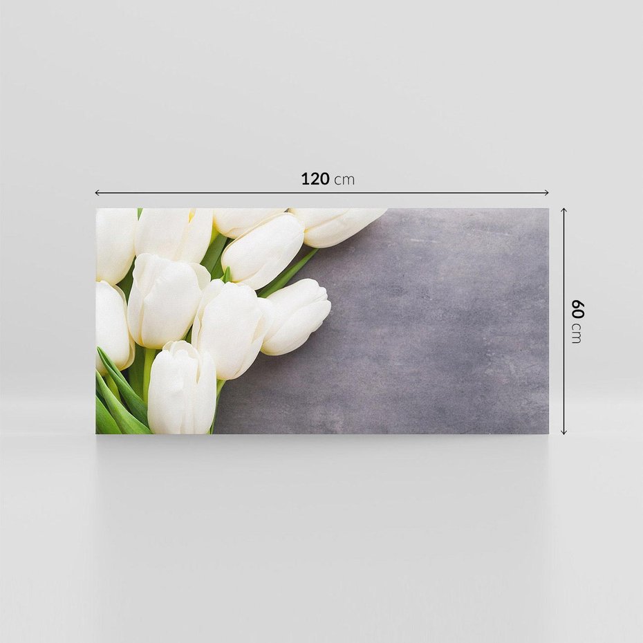 Obraz na płótnie 120x60 - Tulipanowa Kolorystyka - tulipany, kwiaty