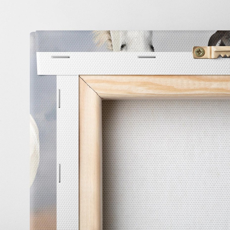 Obraz na płótnie 40x40 - Siła koni w galopie - konie, galop