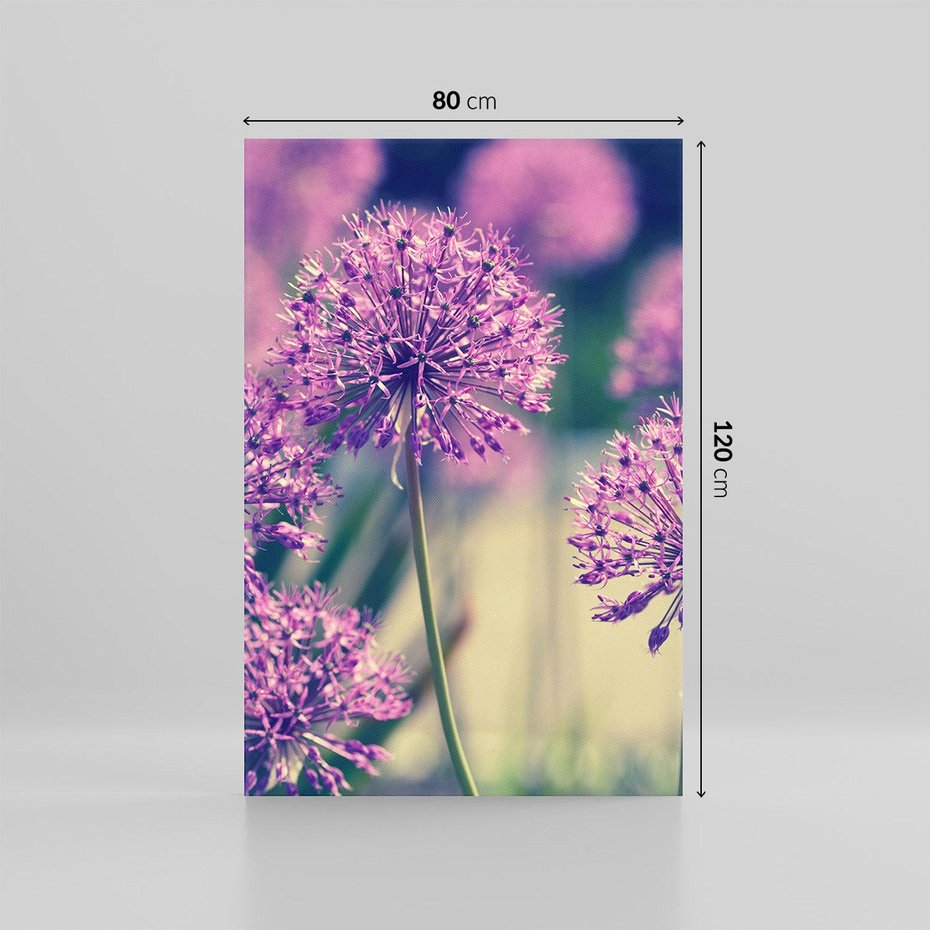 Obraz na płótnie 80x120 - Kwiatowa łąka w pełnym rozkwicie - kwiaty, łąka