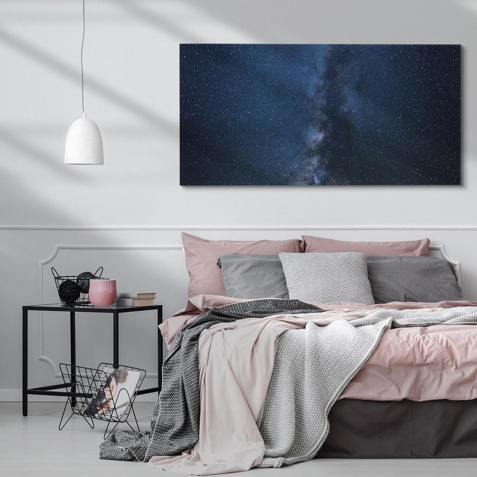 Obraz na płótnie 100x50 - Gwiazdy: magia nocnego nieba - gwiazdy, niebo