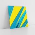 Obraz na płótnie 80x80 - Świeżość Natury - aloes, liście