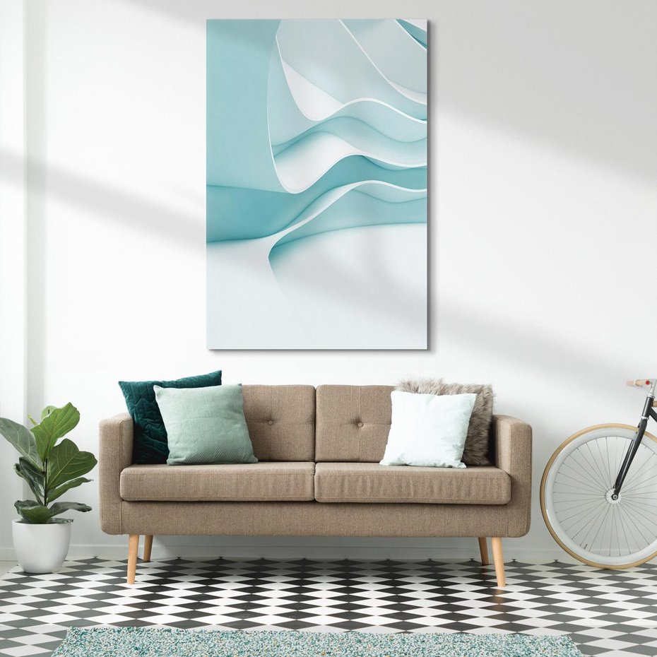 Obraz na płótnie 70x100 - Abstrakcyjne wyrażenie emocji - abstrakcja