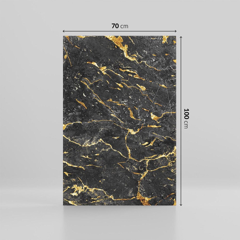 Obraz na płótnie 70x100 - Egzotyczny Blask - marmur, złoto