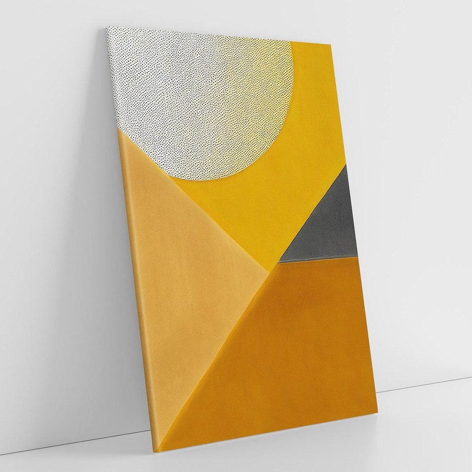 Obraz na płótnie 80x120 - Harmonia migoczących ognisk - intensywne ciepłe kolory, słoneczny żółty