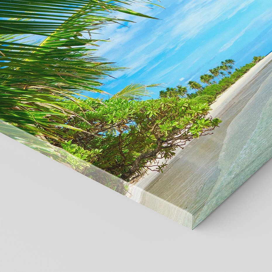 Obraz na płótnie 100x50 - Ucieczka do Raju - wyspa tropikalna, plaża