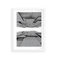 Plakat w ramie 30x40 - Architektura 3D - architektura, 3D - rama biała