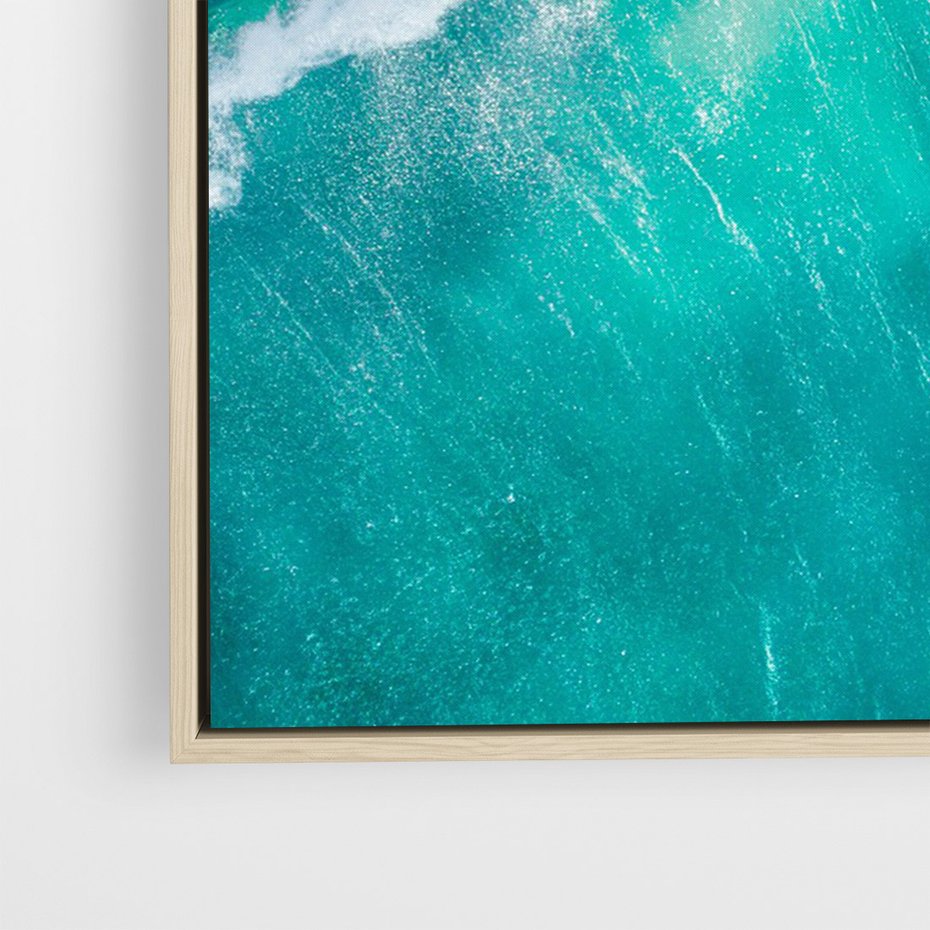 Obraz w ramie 80x120 - Siła i Spokój - morze, ocean - rama drewno