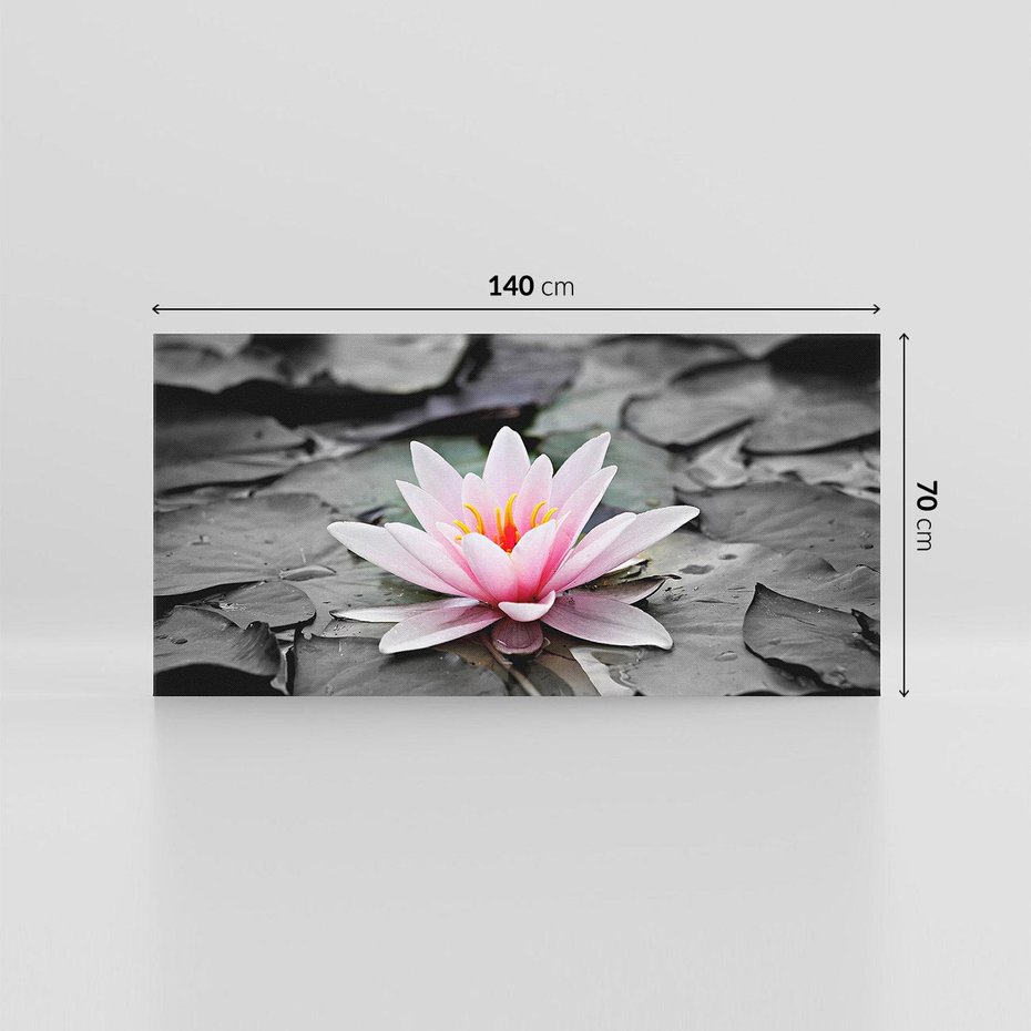 Obraz na płótnie 140x70 - Liliowy kwiat - lilia, kwiat