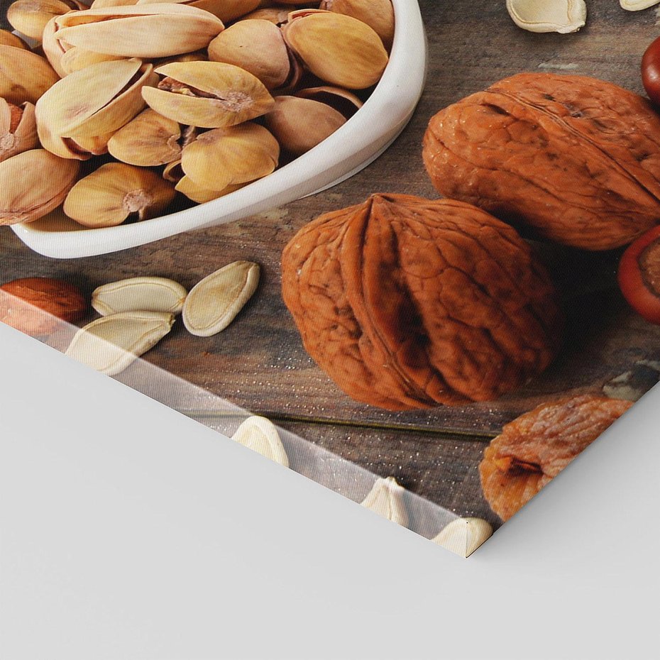 Obraz na płótnie 140x70 - Szlachetne smaki kuchni - nasiona, bakalie