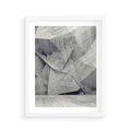 Plakat w ramie 40x50 - Architektura w trójwymiarowym wymiarze - architektura, 3D - rama biała
