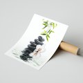 Plakat bez ramy 30x40 - Orchidea w Spa - spa, orchidea