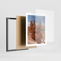 Plakat w ramie 40x50 - Spektakularne Formacje Naturalne - kanion, pustynia - rama czarna