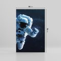 Obraz na płótnie 50x70 - kosmiczna podróż - kosmonauta, ziemia