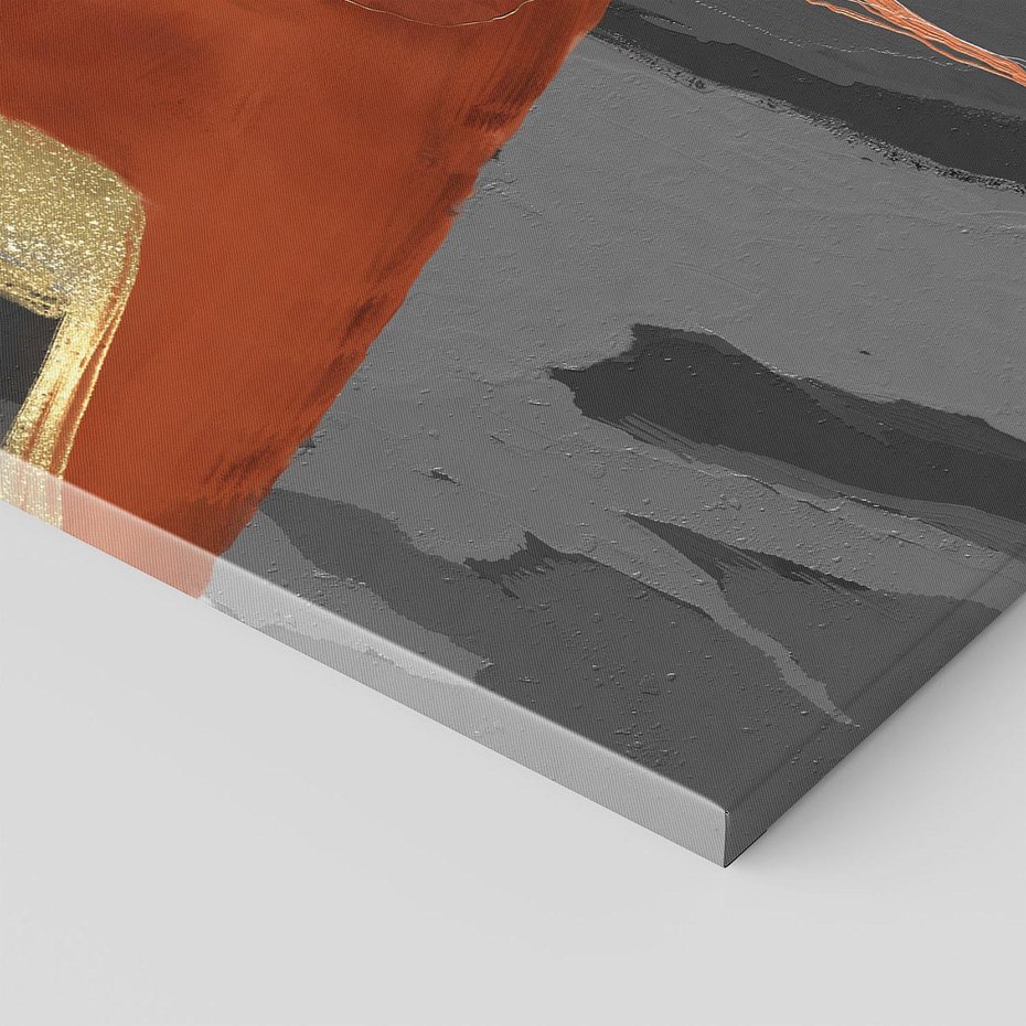 Obraz na płótnie 50x70 - Abstrakcyjna impresja - abstrakcja, nowoczesny