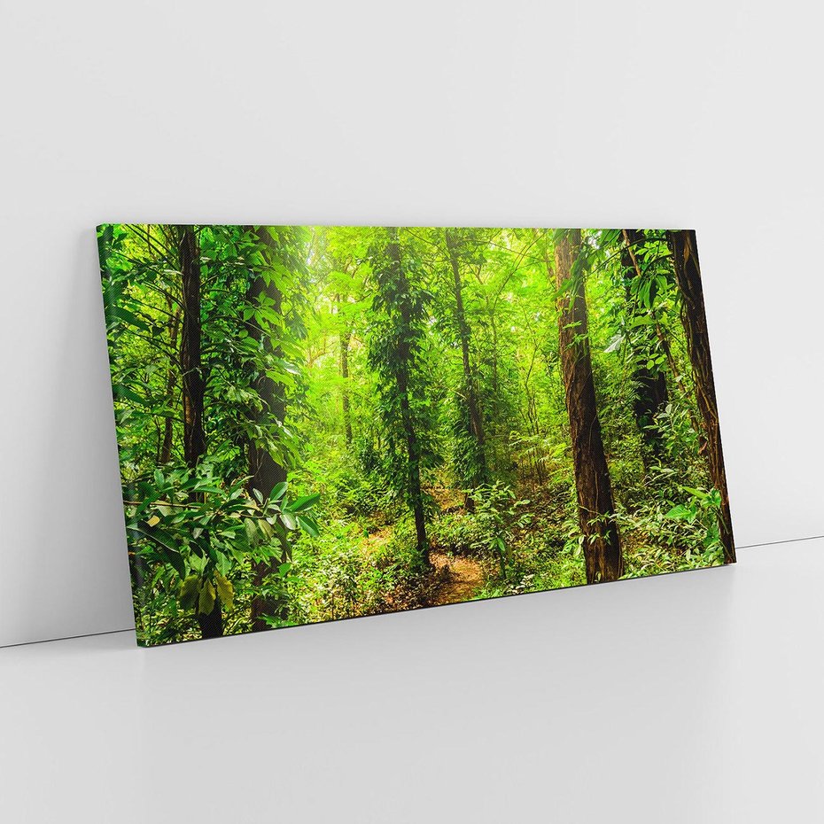 Obraz na płótnie 140x70 - Współistnienie z naturą - drzewa, las