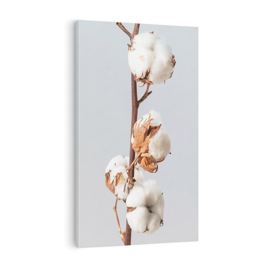 Obraz na płótnie 70x100 - Bawełniana boho miękkość - bawełna, boho