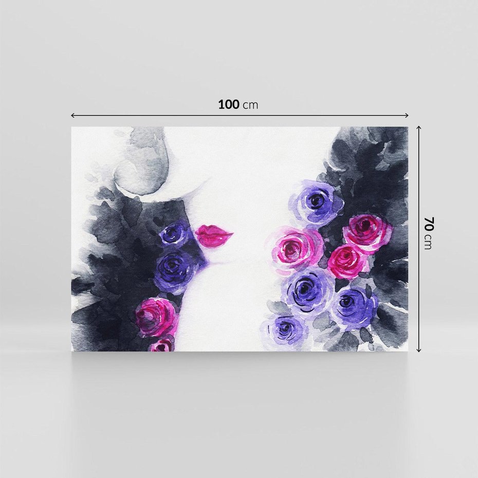 Obraz na płótnie 100x70 - Urok osobowości - kobieta, portret