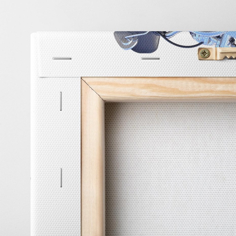 Obraz na płótnie 80x120 - Motocykl w ruchu - motor, bike