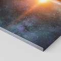 Obraz na płótnie 80x80 - Fascynująca kosmiczna aura - kosmos, ziemia