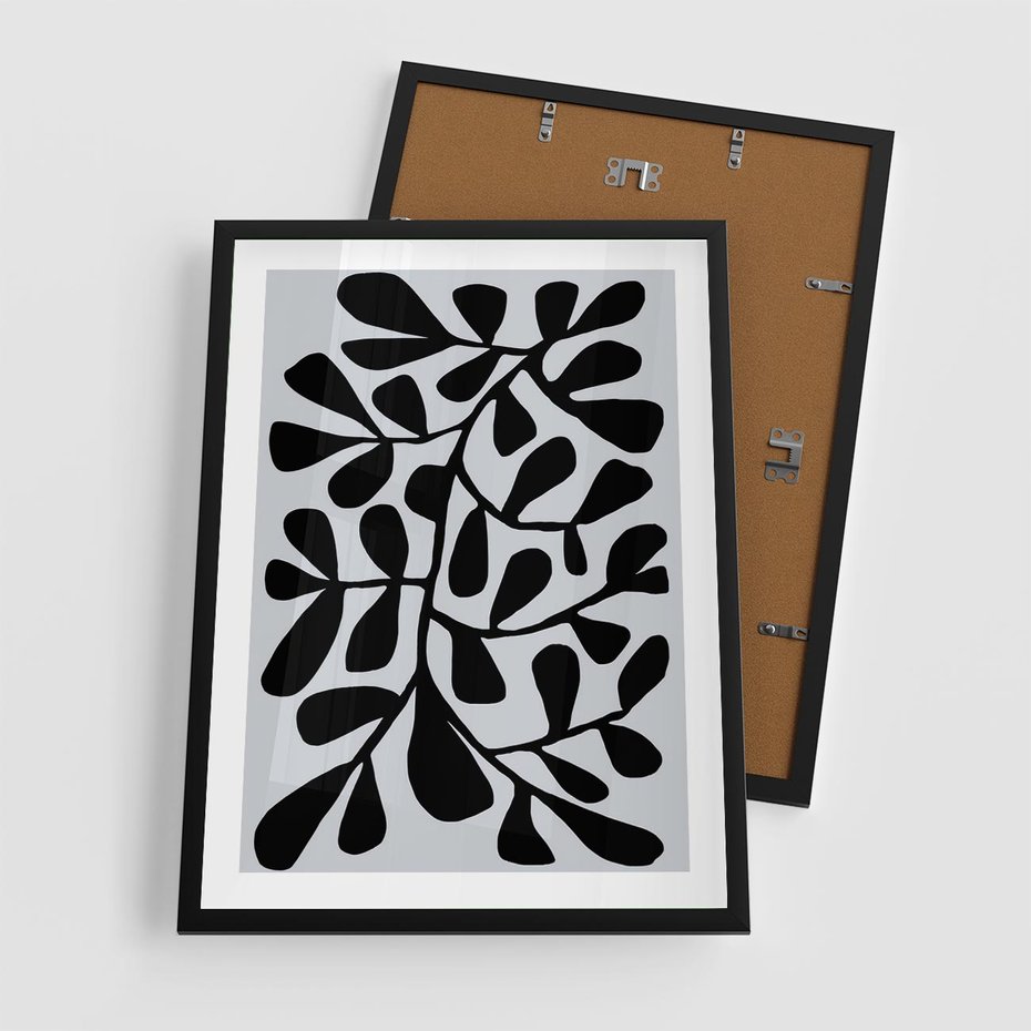 Plakat w ramie 50x70 - Echa Wyobraźni - matisse, sztuka nowoczesna - rama czarna