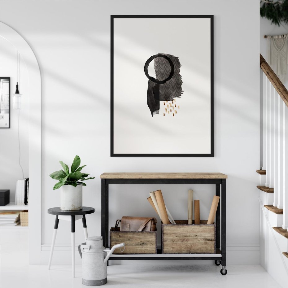 Plakat bez ramy 21x30 - Japoński Minimalizm - grafika w japońskim stylu, minimalizm