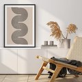Plakat bez ramy 21x30 - Bezgraniczne Odbicia - abstrakcyjne linie, geometria