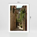 Plakat bez ramy 21x30 - Urokliwa włoska uliczka - włoska, uliczka