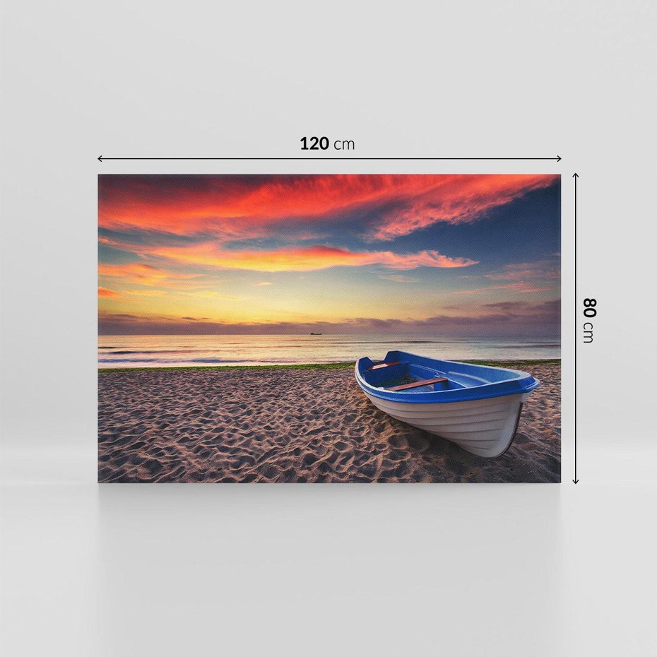 Obraz na płótnie 120x80 - Spokój nad morzem - morze, plaża