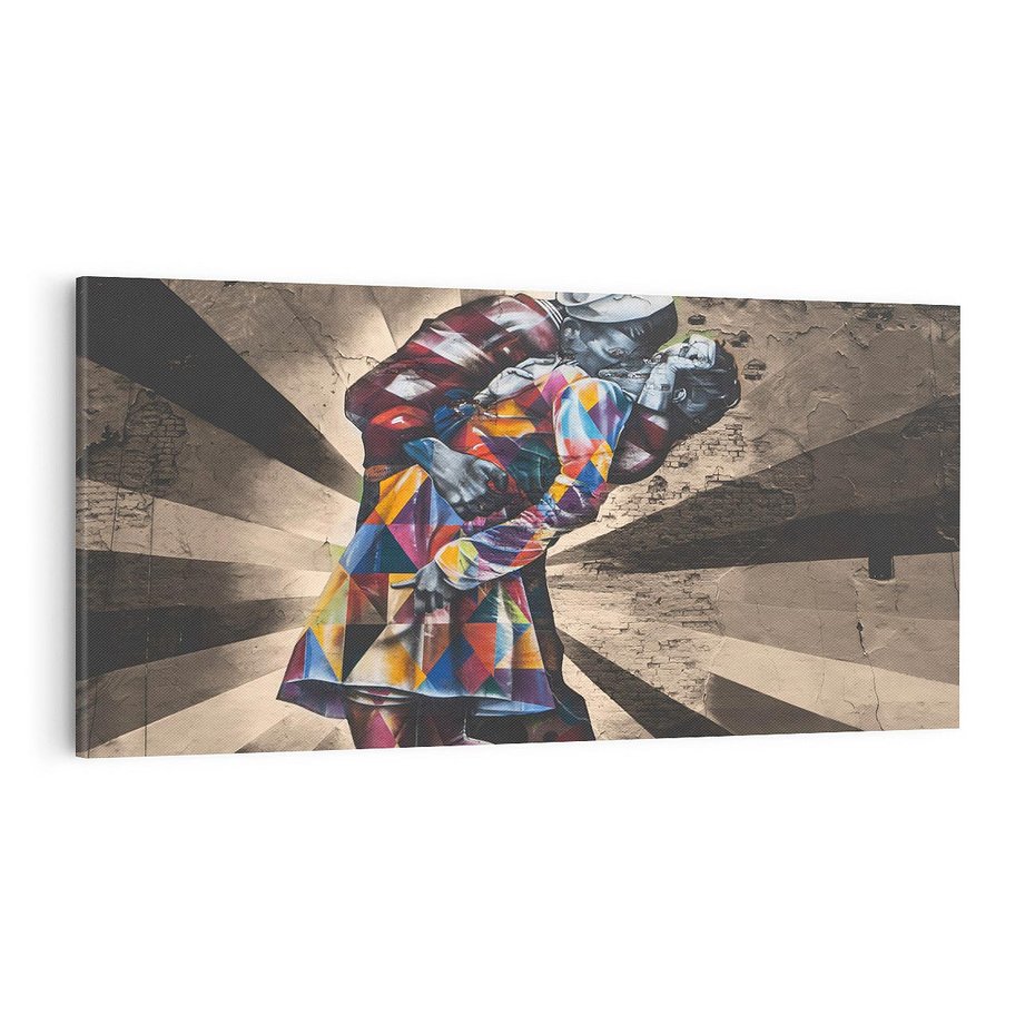 Obraz na płótnie 100x50 - Marynarz w świecie graffiti - marynarz, graffiti