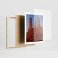 Plakat w ramie 40x50 - Wielki Kanion - majestat pustyni - Wielki Kanion, pustynia - rama drewno