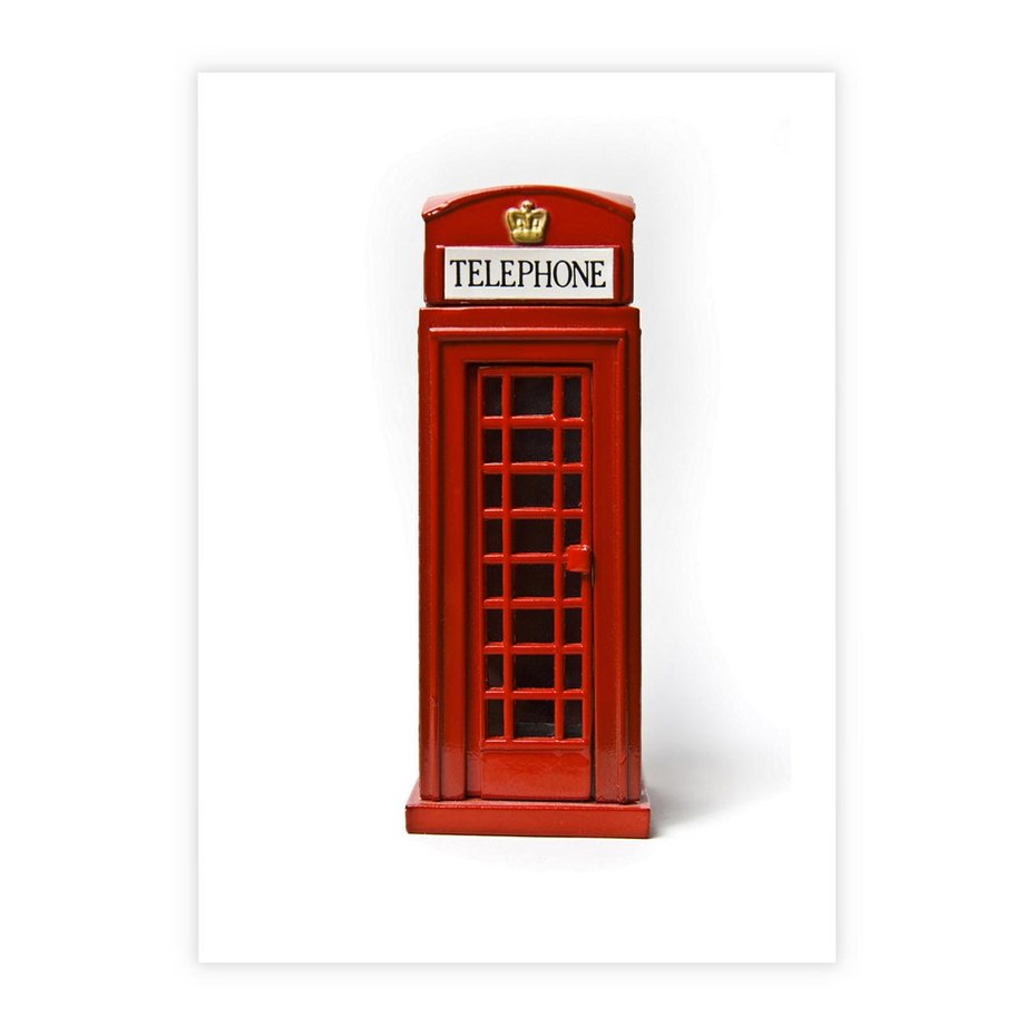 Plakat bez ramy 30x40 - Ikona Londynu - Londyn, budka