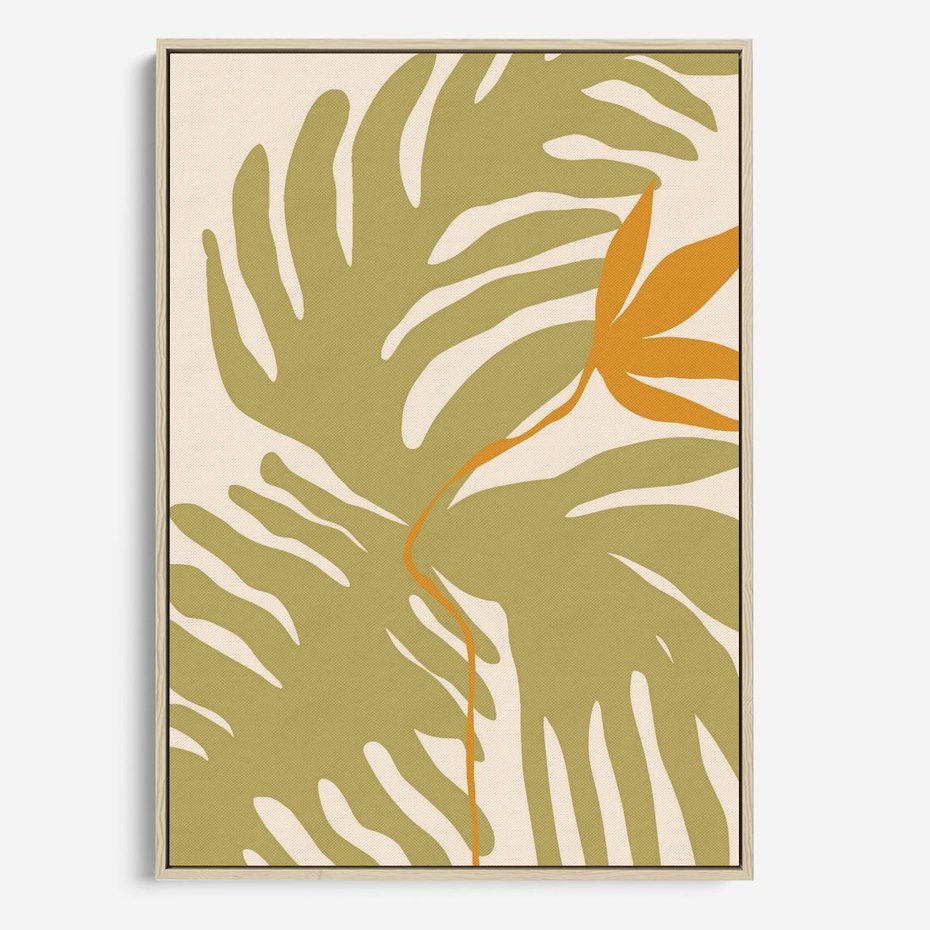 Obraz w ramie 50x70 - Konturem Zmiękczane - minimalistyczny obraz, nowoczesny - rama drewno