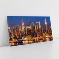 Obraz na płótnie 120x60 - Nocne Tętno Nowego Jorku - Nowy Jork, noc