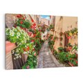 Obraz na płótnie 70x50 - miasto w kolorach - uliczka, miasto