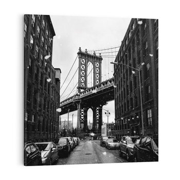 Obraz na płótnie 60x60 - Ikona Miasta - Nowy Jork, most