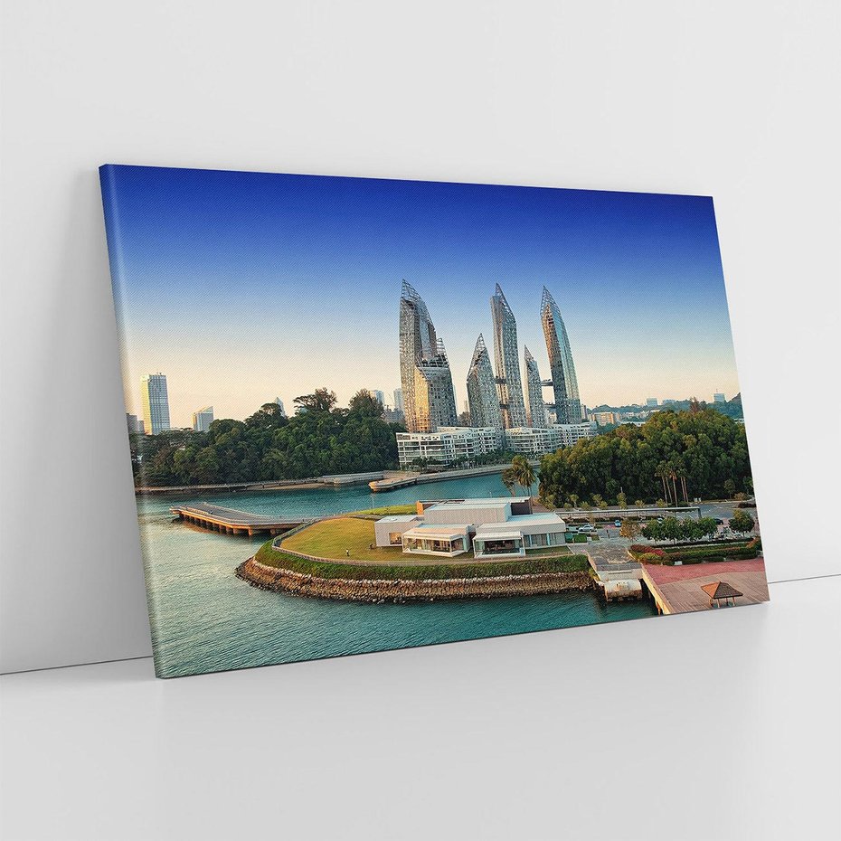 Obraz na płótnie 70x50 - Azja miasto architektonicznej ekstrawagancji - Azja, miasto