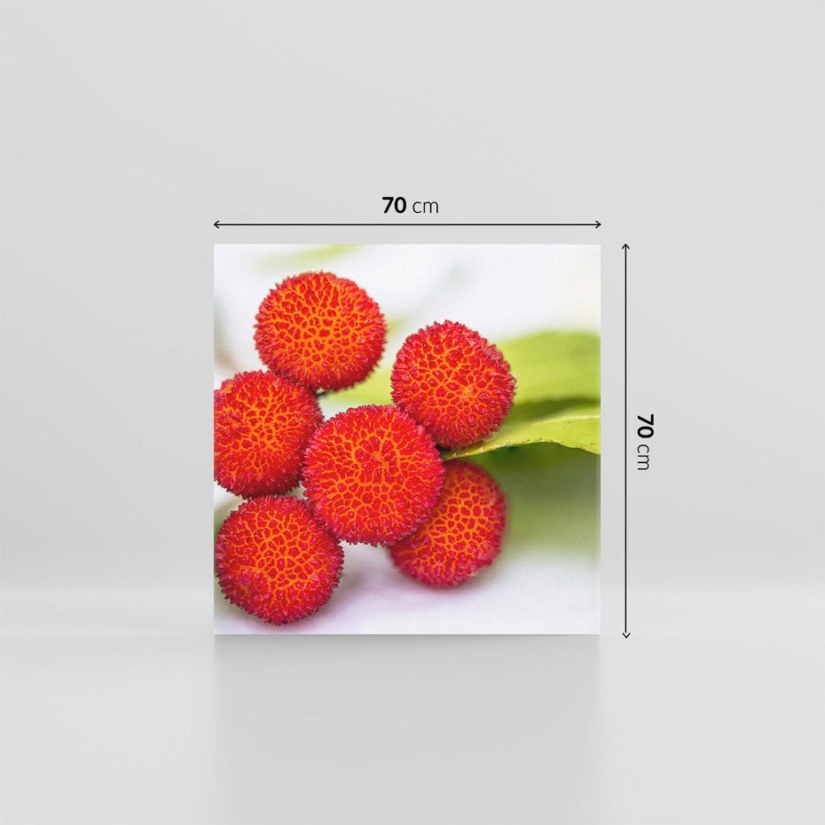 Obraz na płótnie 70x70 - Liczi Owoce - liczi, owoce