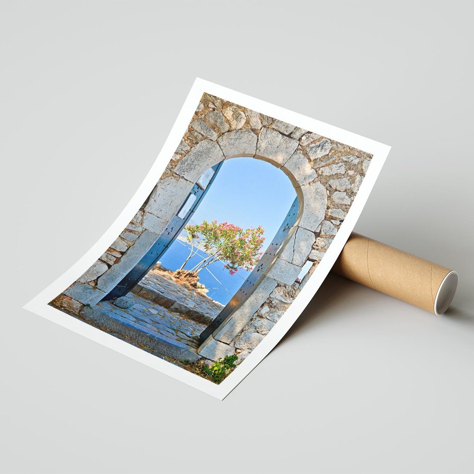 Plakat bez ramy 21x30 - Perspektywa nad morzem - perspektywa, morze