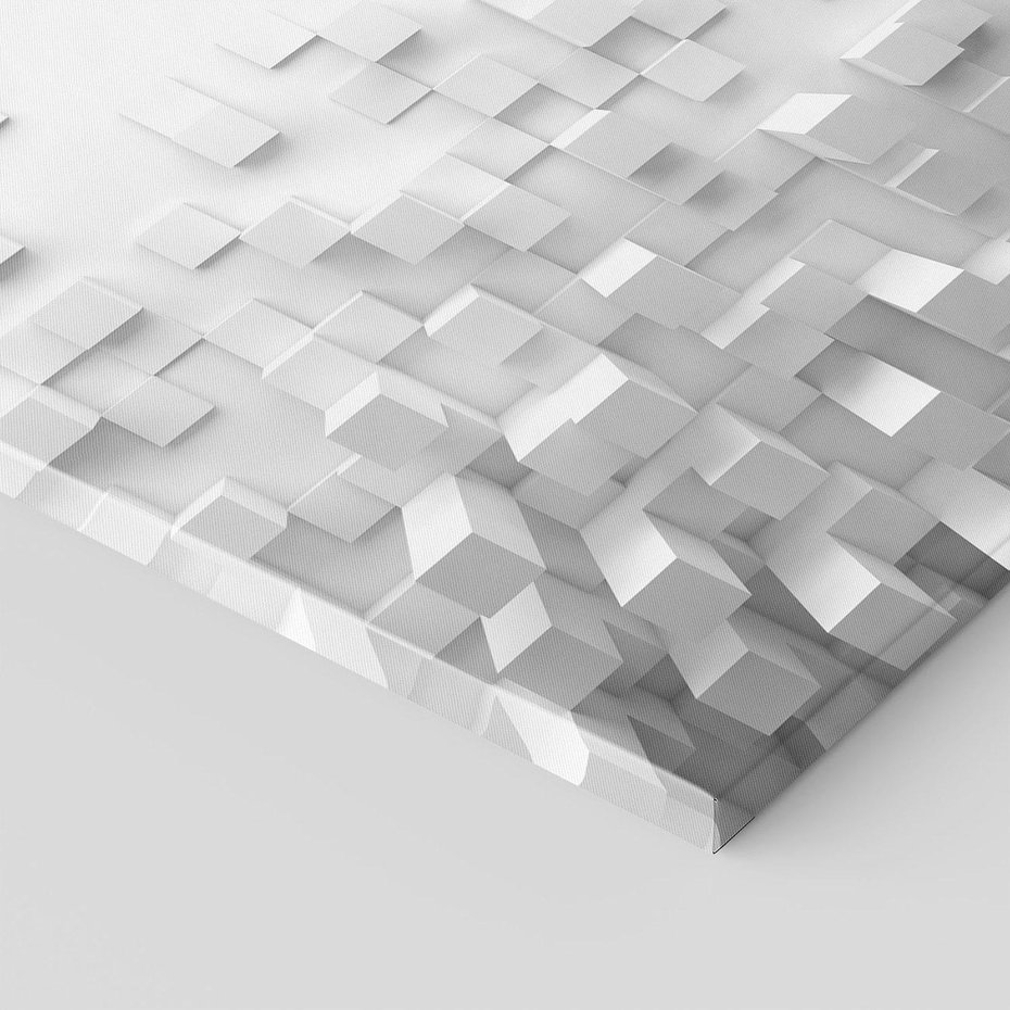 Obraz na płótnie 80x80 - Głębia abstrakcji - ściana, 3D