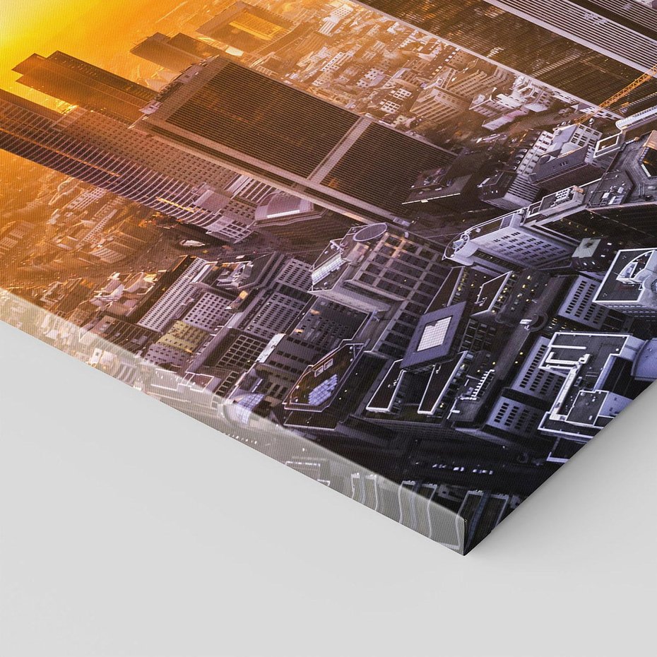 Obraz na płótnie 70x50 - Magiczny Frankfurt - miasto kontrastów - Frankfurt, Niemcy