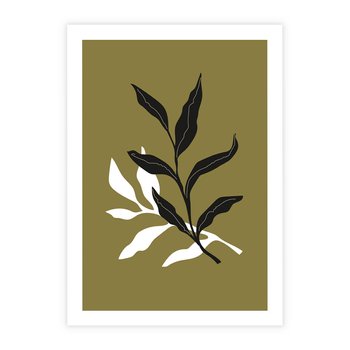 Plakat bez ramy 30x40 - Wewnętrzne Odsłony - liście, gałązki