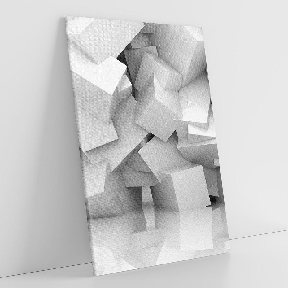 Obraz na płótnie 50x70 - Odkryj niezwykłą formę - 3D, abstrakcja